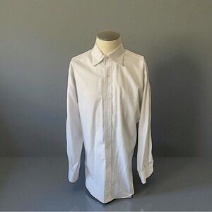 HAMILTON SINCE 1883 MITCHELLS LONG SLEEVE DRESS SHIRT SIZE 17 LARGE